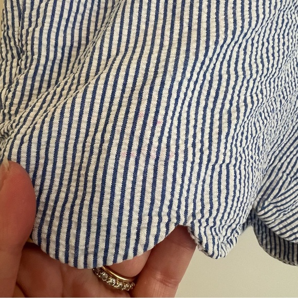 Lily Pulitzer Striped Scallop Hem Women's Shorts - Picture 3 of 8
